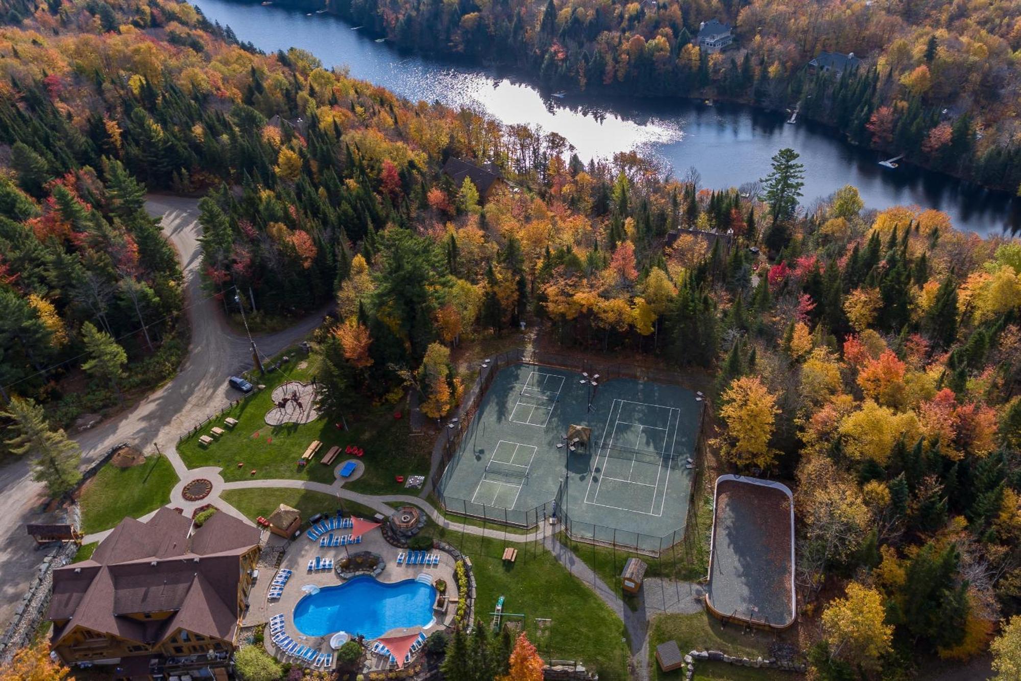 Fiddler Lake Resort Chalet 76 Deer Mille-Isles Eksteriør bilde